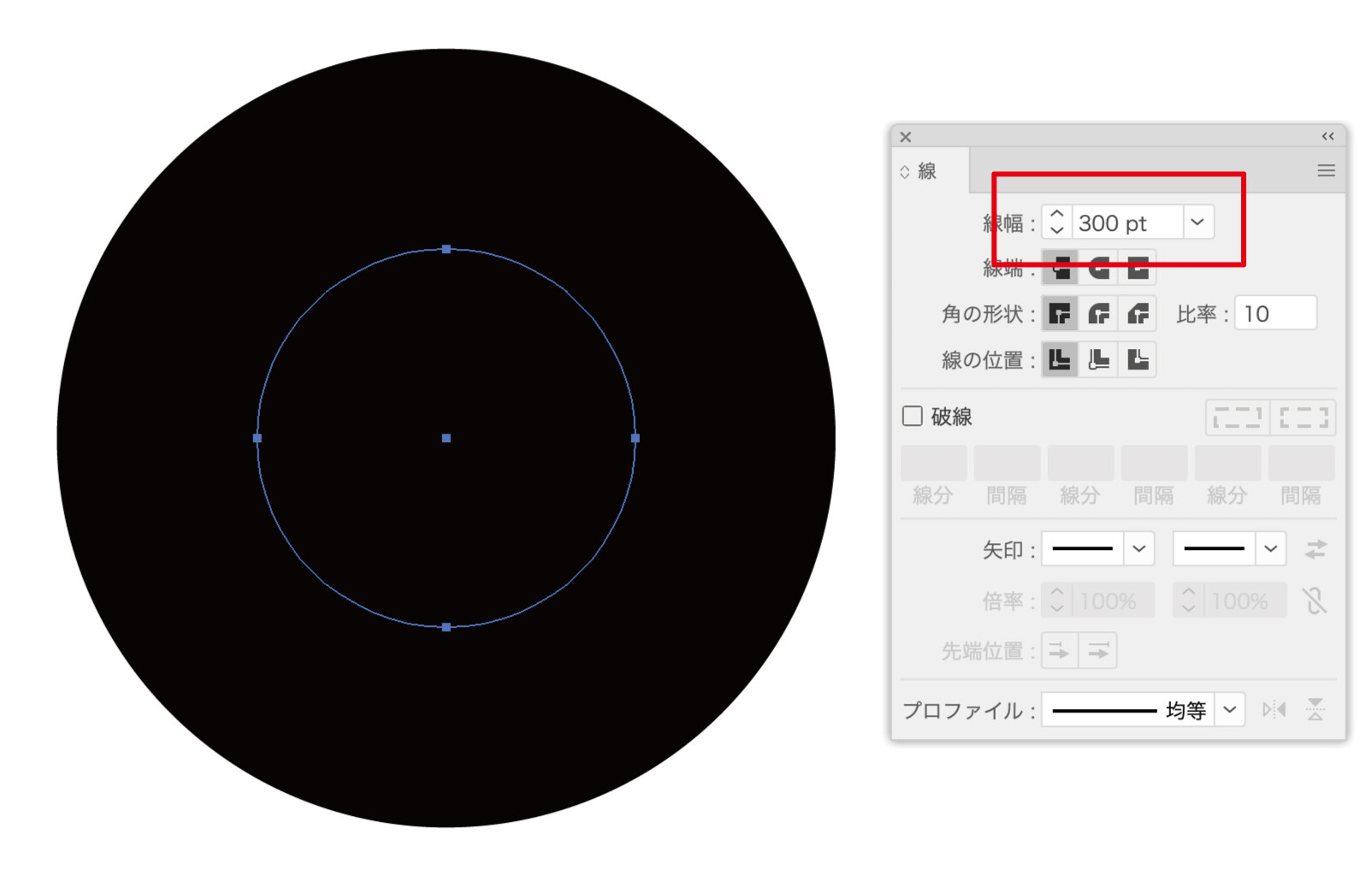 Illustratorで 放射線 日章旗 のような図柄を作成する方法 テクニック デザイナーブリッジ